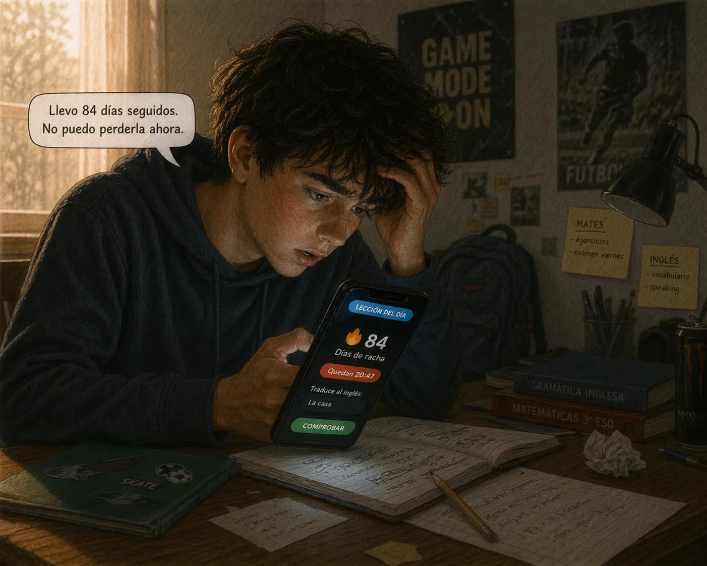 Leo mirando su racha de 84 días: 'No puedo perderla ahora.'