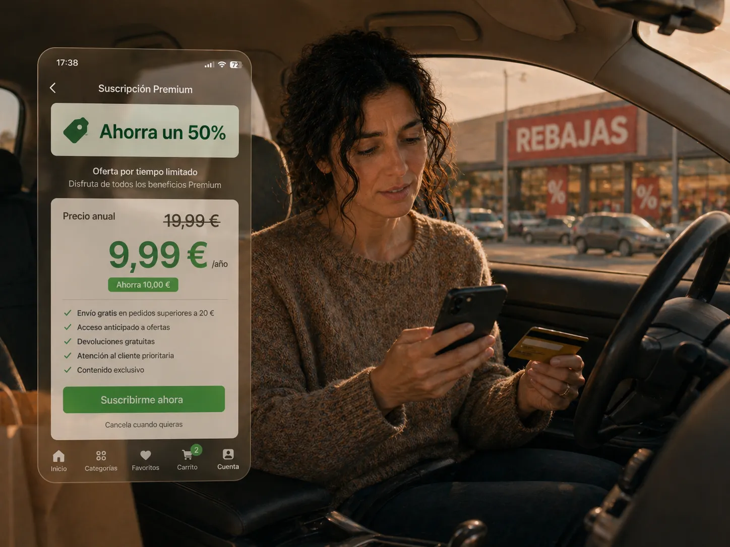 Inés — El plan de doce euros parecía razonable al lado del de veintinueve. Luego vi que el de veintinueve era absurdo a propósito.