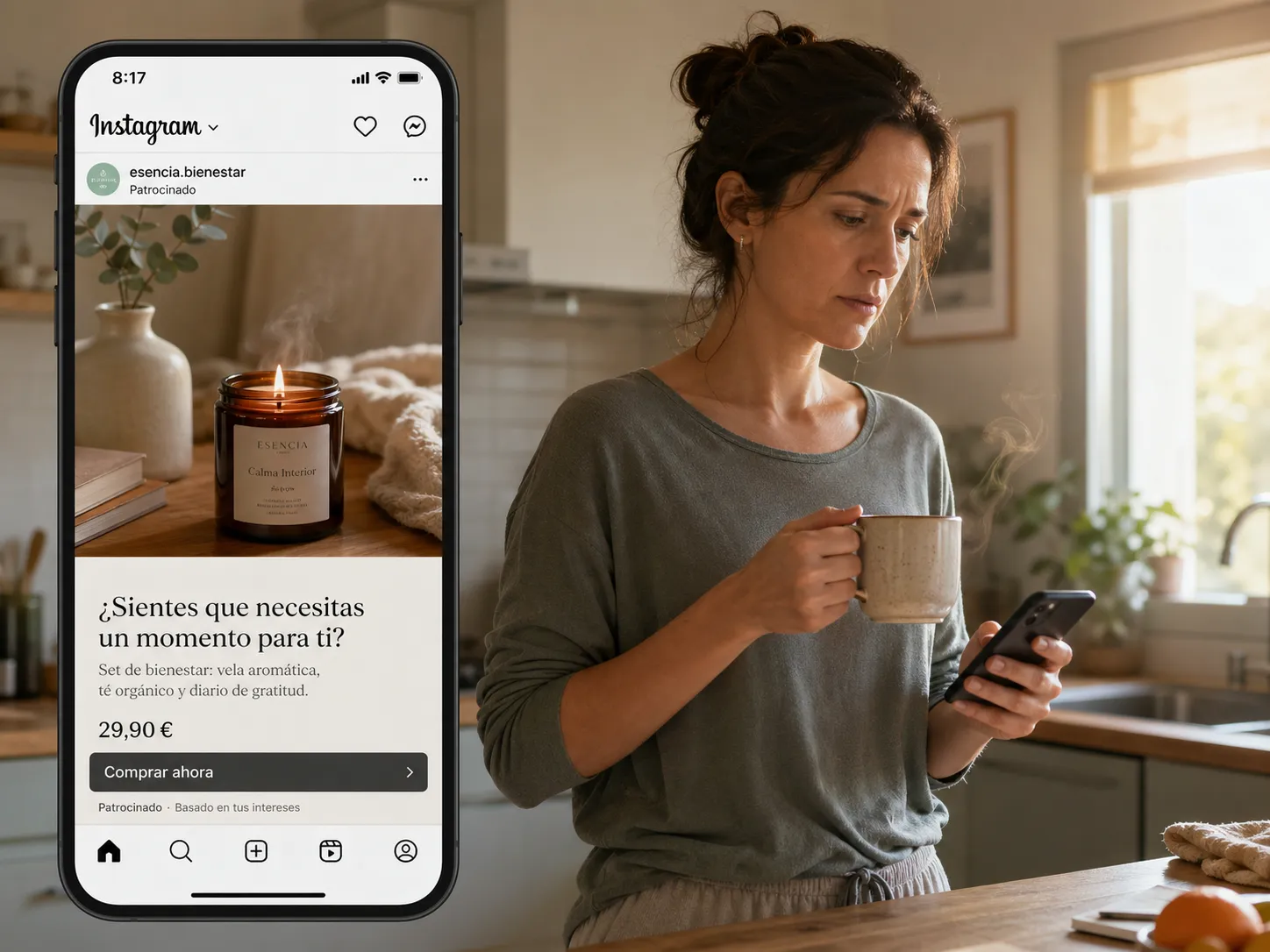 Inés — El anuncio era de algo que no busqué en ningún sitio. Pero lo necesitaba. ¿Cómo lo sabía?