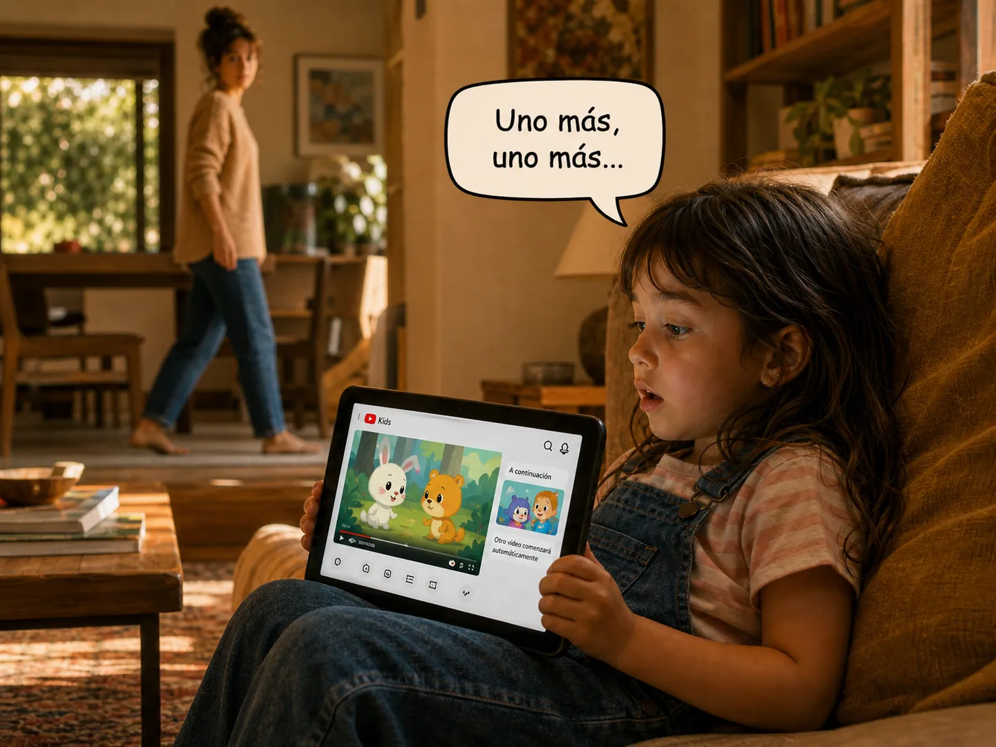 Alma (5 años) — Uno más, uno más, uno más...